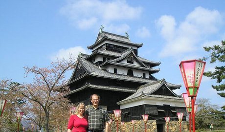 Matsue, a lovely town with very friendly people and an original castle